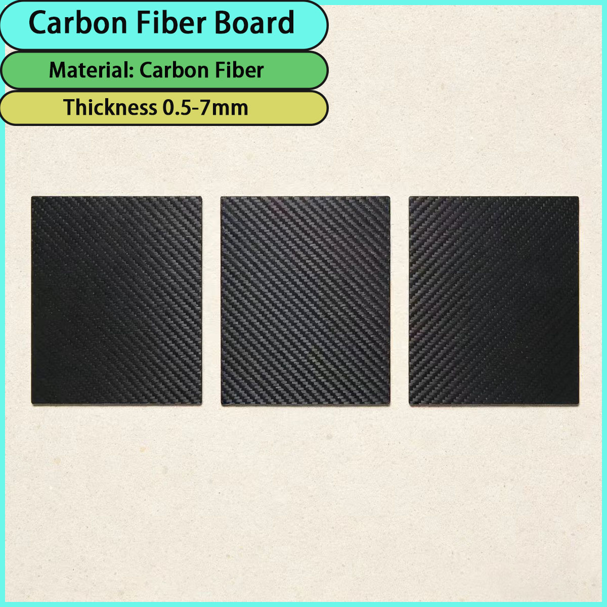 Sports Equipment Used - Placa de fibra de carbono com