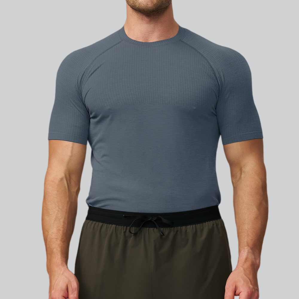 Sports Equipment Logo - Camiseta Esportiva Masculina de Cor Sólida