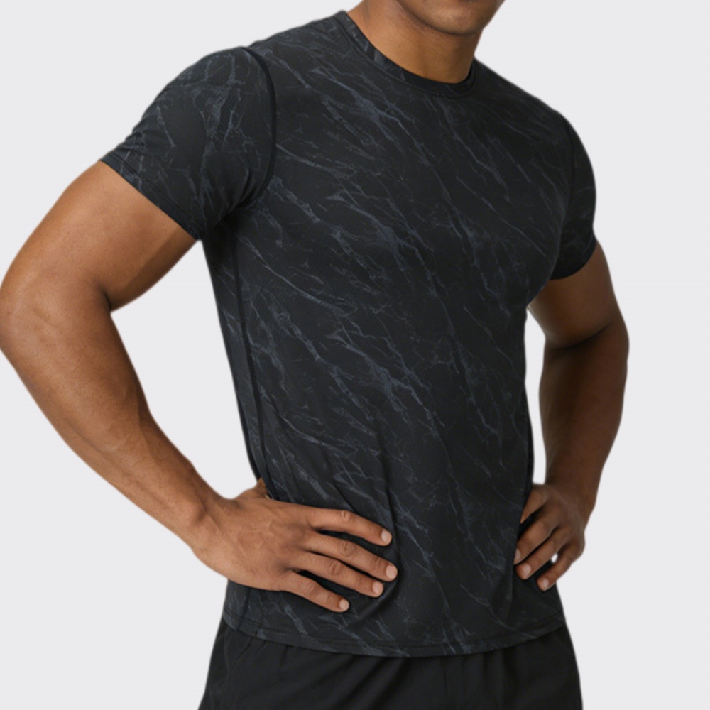 Sports Equipment Logo - Camiseta masculina de verão, de secagem