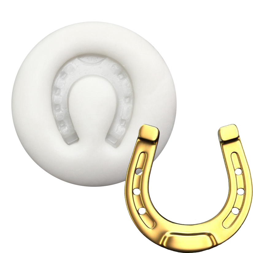 Horseshoe Game Set - Ferradura silicone sugarcraft molde chocolate cupcake