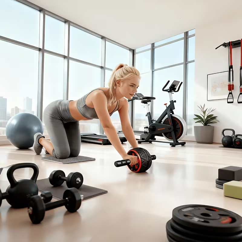 Roda Abdominal e Tapete para J - Sports Equipment Nearby avaliação e preço