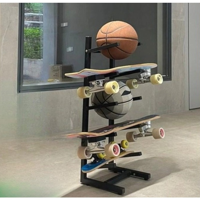 Rack de equipamentos para skat - Sports Equipment Football avaliação e preço