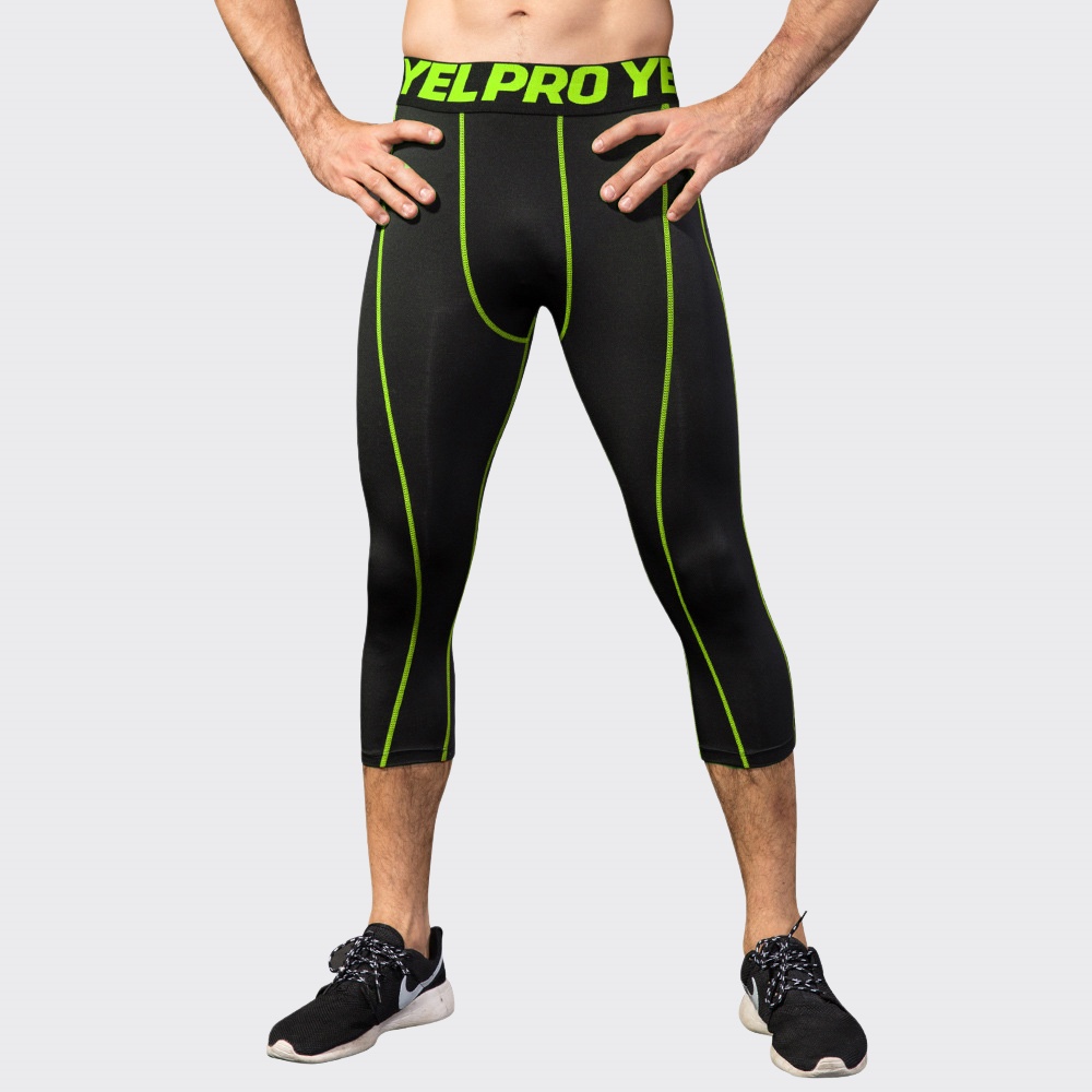 Calças de Compressão Masculina - Sports Equipment Logo avaliação e preço