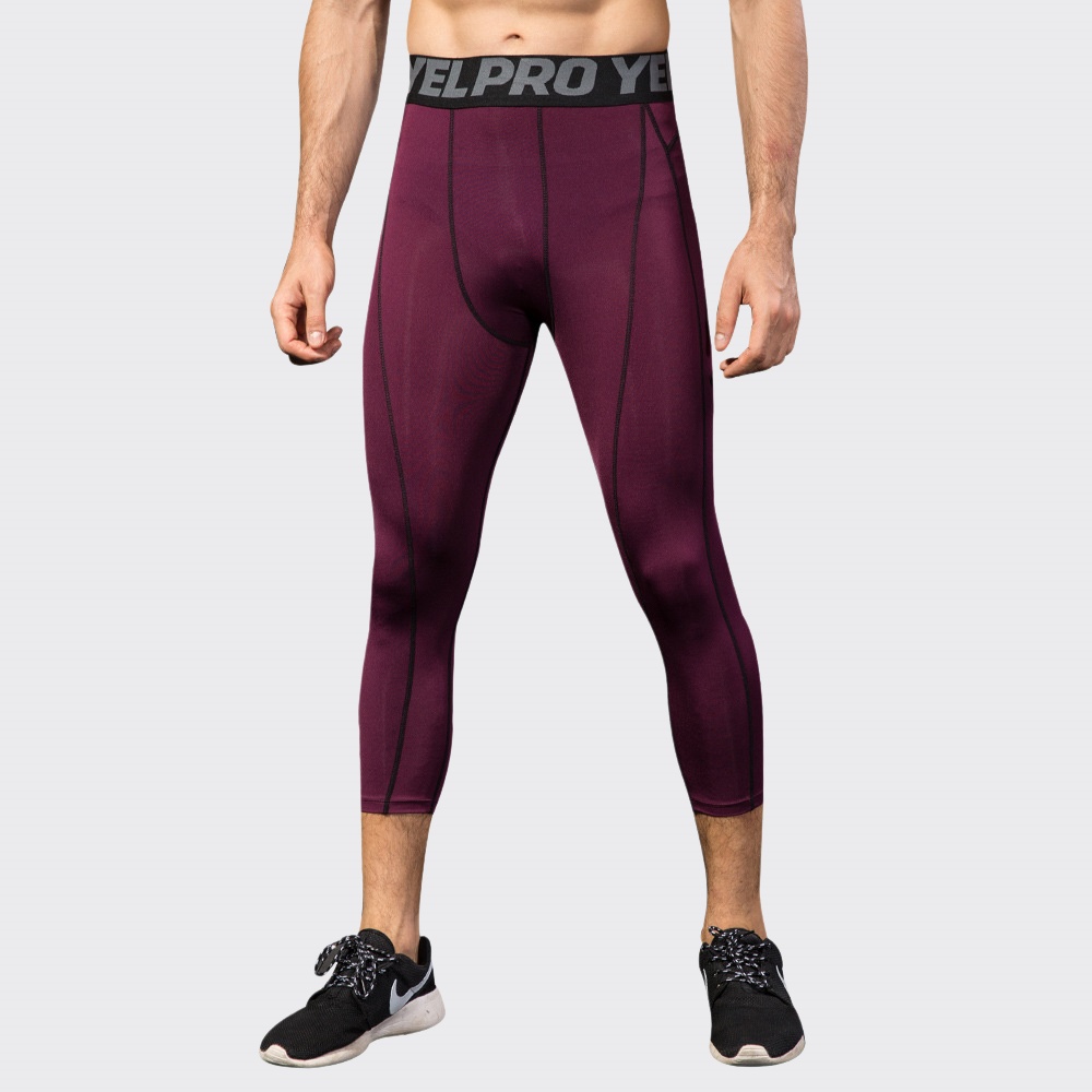 Calças de Compressão Masculina - Sports Equipment Logo avaliação e preço