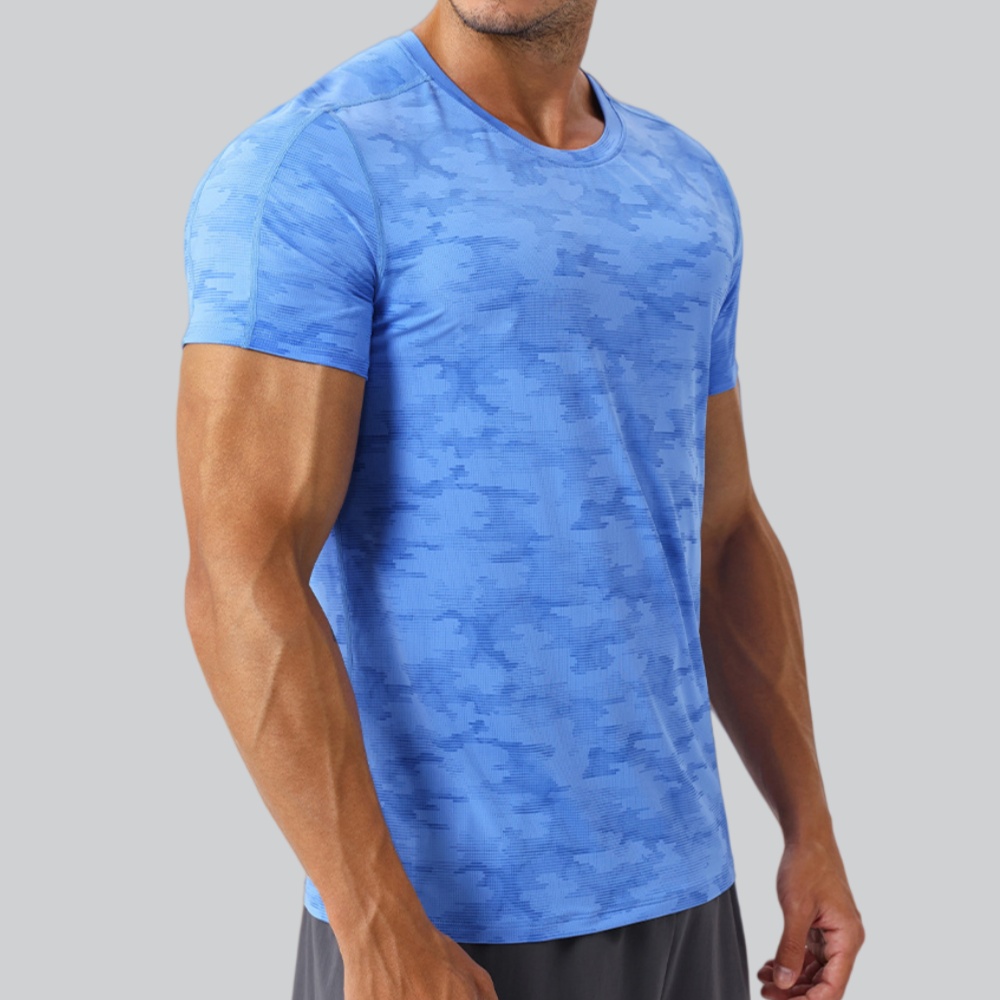 Camiseta masculina com gola re - Sports Equipment Logo avaliação e preço