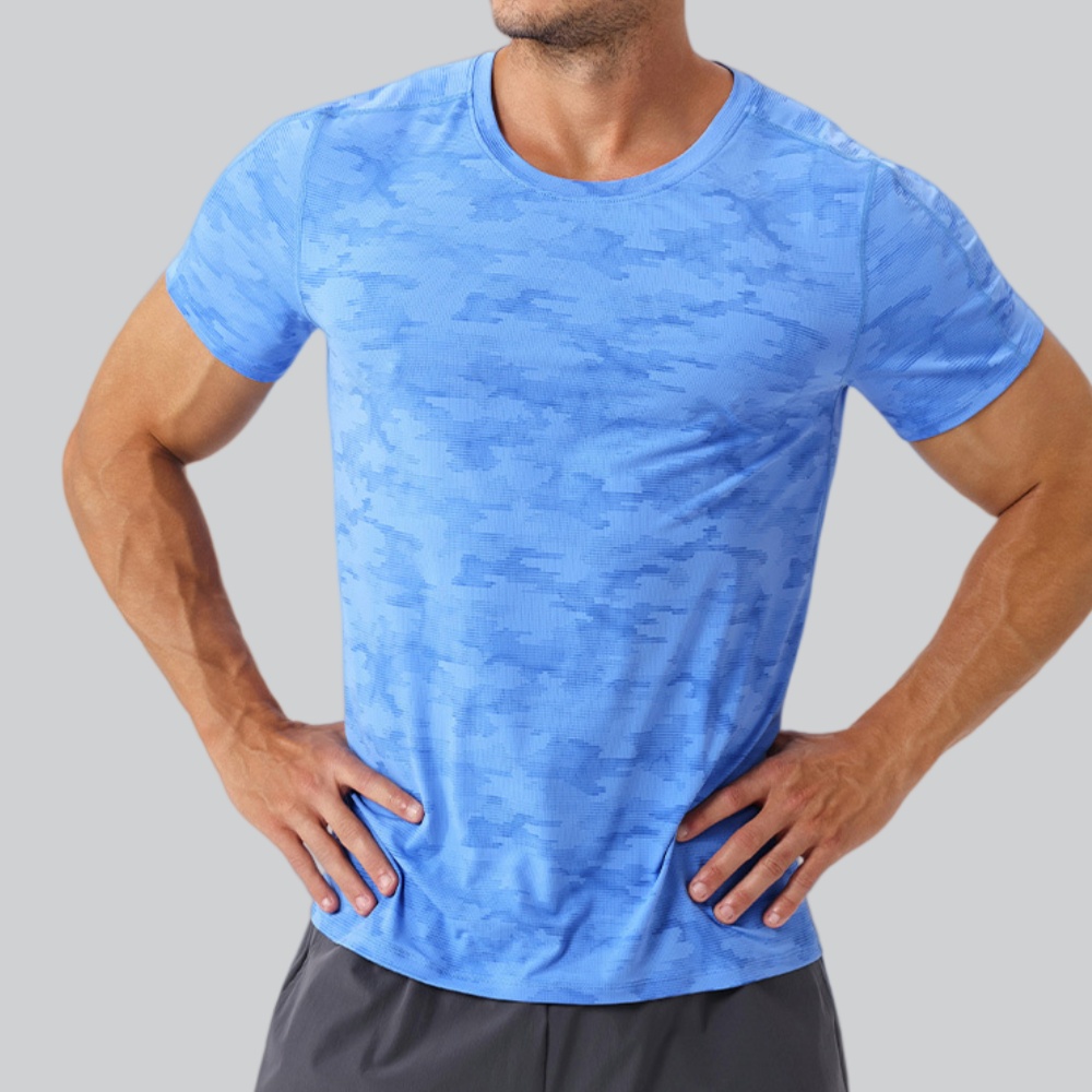 Camiseta masculina com gola re - Sports Equipment Logo avaliação e preço