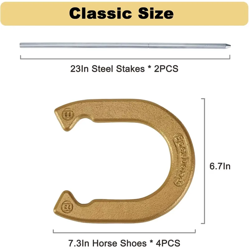 Conjunto Clássico de Ferradura - Horseshoe Game Set avaliação e preço