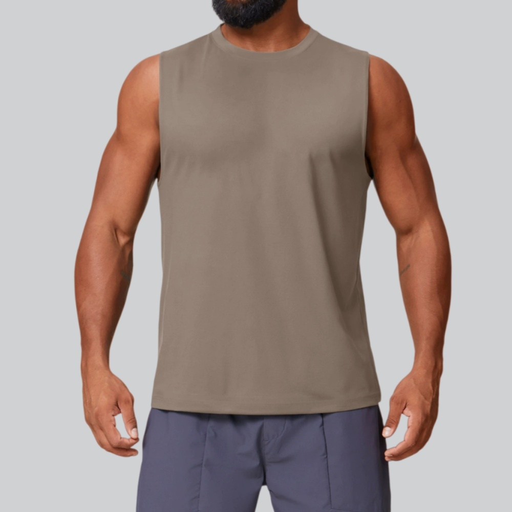 Camisetas Sem Mangas para Fitn - Sports Equipment Logo avaliação e preço