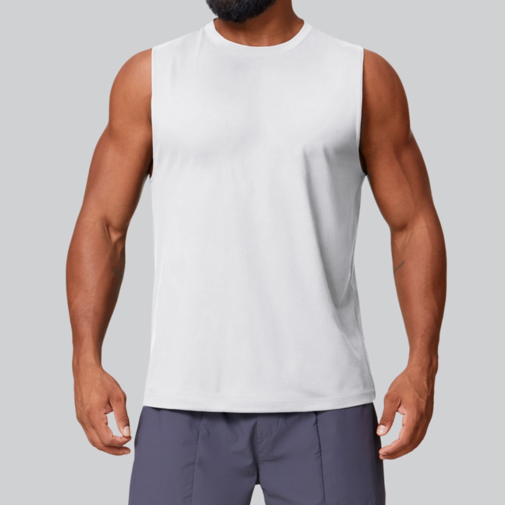 Camisetas Sem Mangas para Fitn - Sports Equipment Logo avaliação e preço