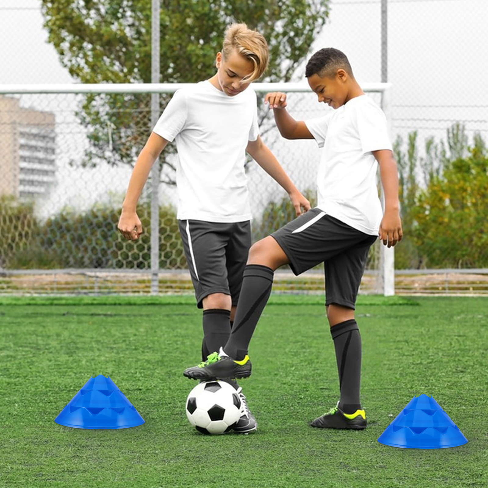 6 Peças de Cones de Treinament - Sports Equipment Football avaliação e preço