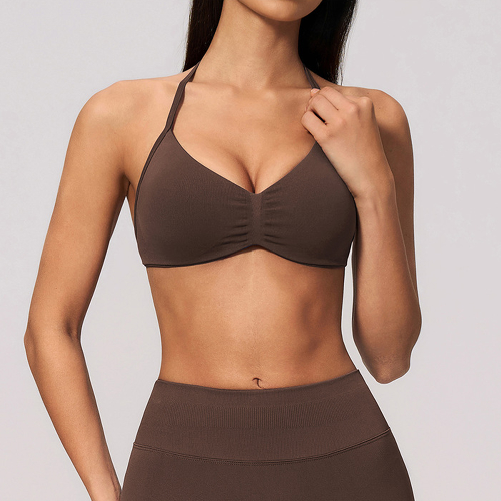 Sutiã de Yoga Feminino Sem Cos - Sports Equipment Logo avaliação e preço